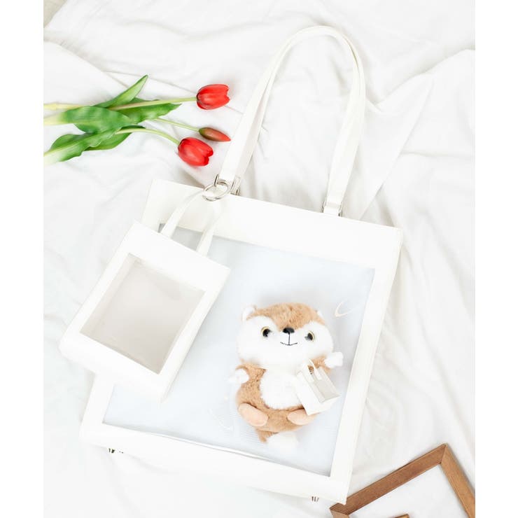 ホワイト | ぬいバッグ付き痛バッグ 韓国 韓国ファッション | WEGO【WOMEN】