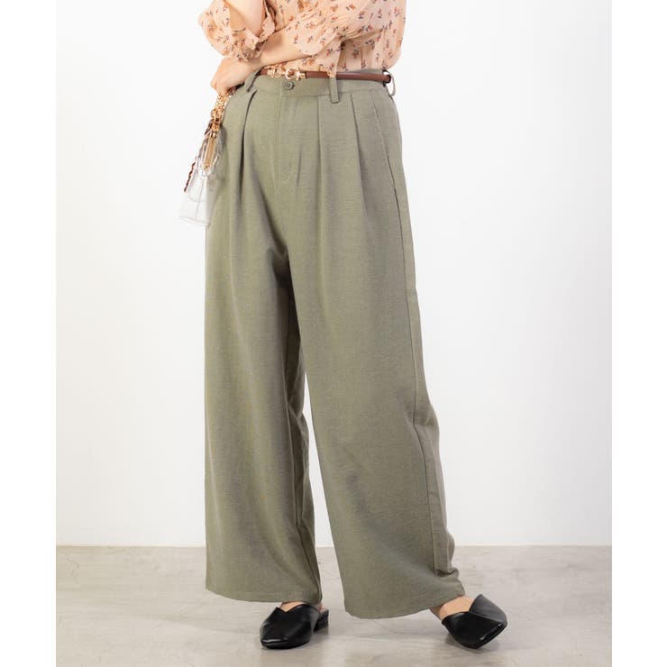 コーデュロイライクタックワイドパンツ Ws19au08 L3797 品番 Wg Wego Women ウィゴー のレディースファッション通販 Shoplist ショップリスト