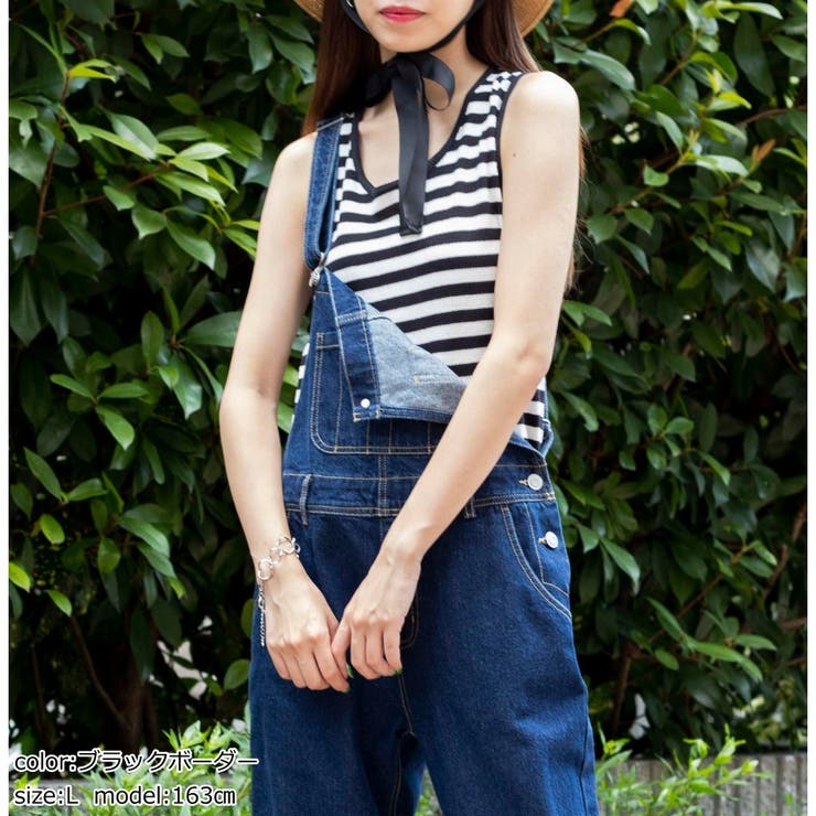 WEB限定】ラウンドワッフルタンクトップ WS19AW09 M6105韓国[品番