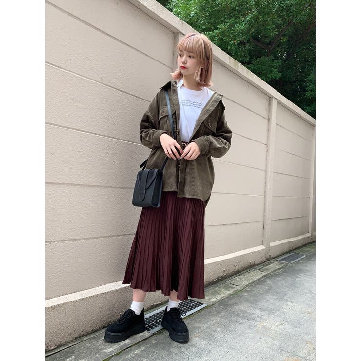 【WEB限定】ビッグシルエットコーデュロイCPO WS19WN10-L2820 | WEGO【WOMEN】 | 詳細画像34 