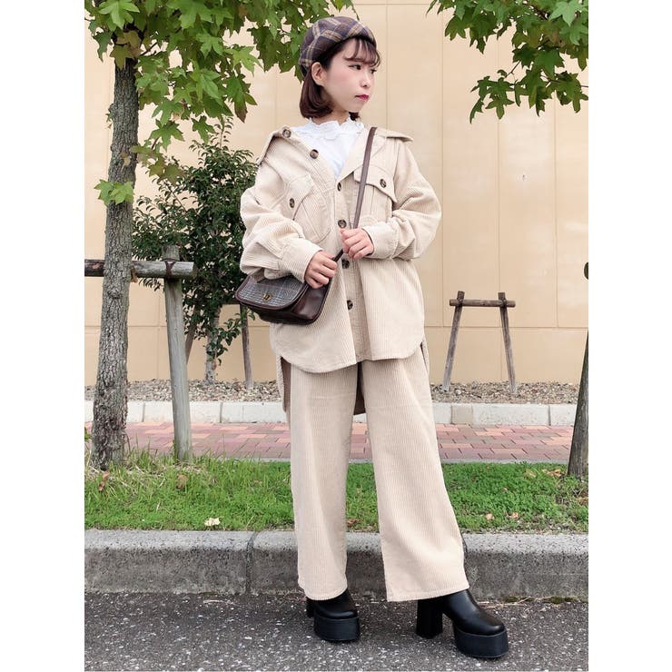 【WEB限定】ビッグシルエットコーデュロイCPO WS19WN10-L2820 | WEGO【WOMEN】 | 詳細画像37 