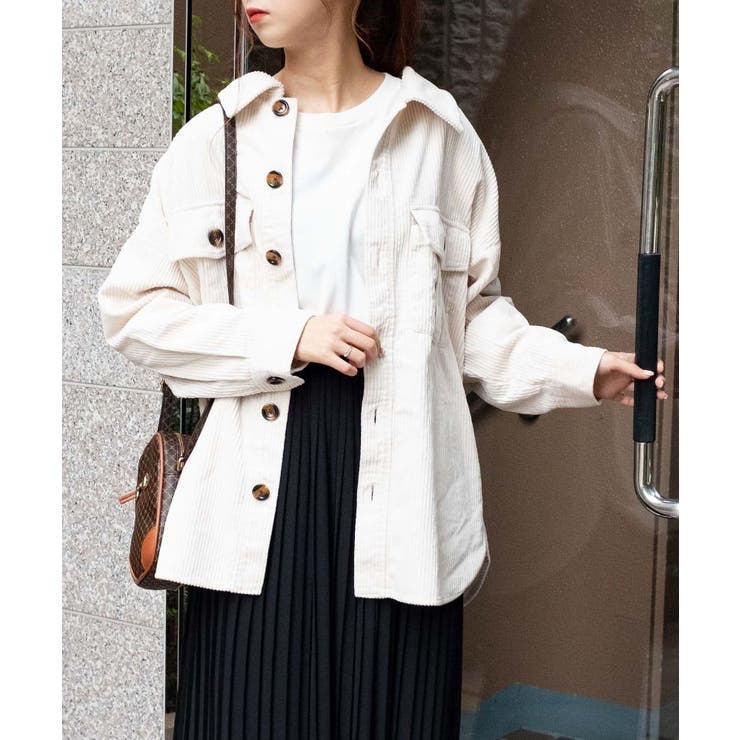 【WEB限定】ビッグシルエットコーデュロイCPO WS19WN10-L2820 | WEGO【WOMEN】 | 詳細画像19 