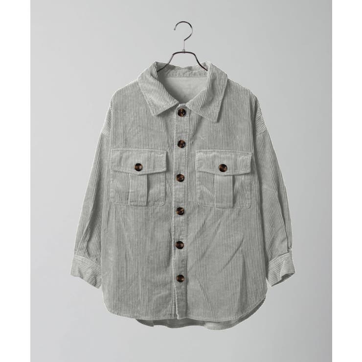 【WEB限定】ビッグシルエットコーデュロイCPO WS19WN10-L2820 | WEGO【WOMEN】 | 詳細画像23 