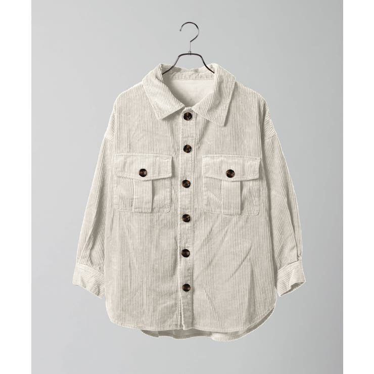 【WEB限定】ビッグシルエットコーデュロイCPO WS19WN10-L2820 | WEGO【WOMEN】 | 詳細画像25 