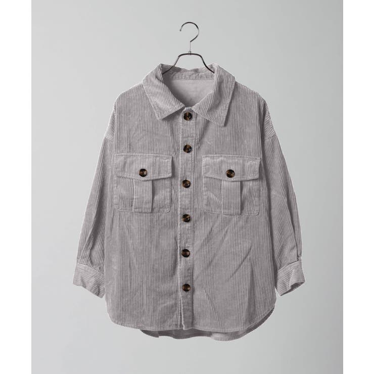 【WEB限定】ビッグシルエットコーデュロイCPO WS19WN10-L2820 | WEGO【WOMEN】 | 詳細画像26 