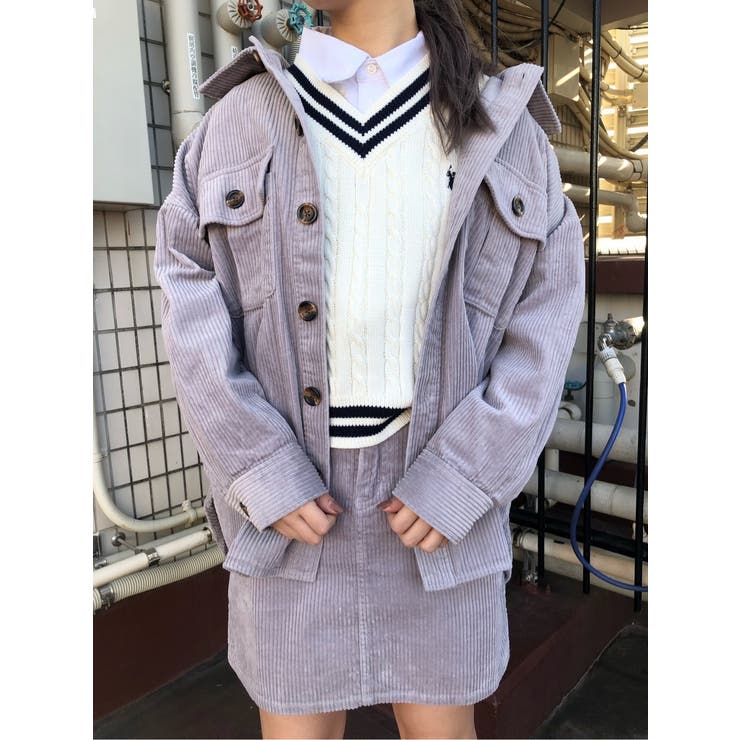 【WEB限定】ビッグシルエットコーデュロイCPO WS19WN10-L2820 | WEGO【WOMEN】 | 詳細画像42 