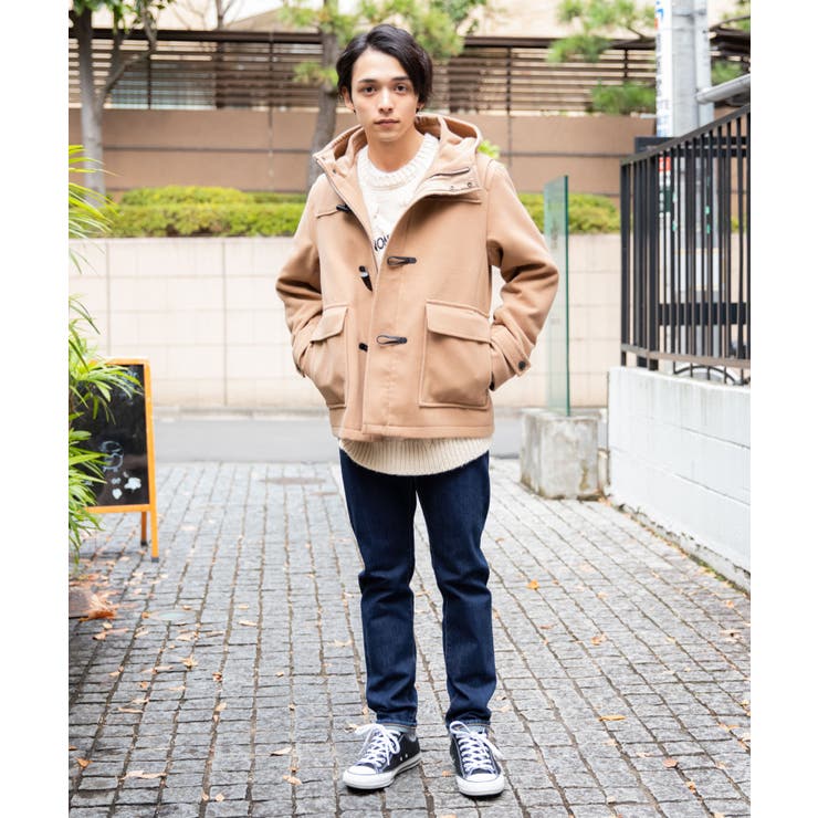 メルトンショートダッフルコート  WS19WN11-M1740[品番：WG010039438]｜WEGO【MEN】（ウィゴー）のメンズファッション通販｜SHOPLIST（ショップリスト）