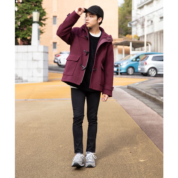 メルトンショートダッフルコート  WS19WN11-M1740[品番：WG010039438]｜WEGO【MEN】（ウィゴー）のメンズファッション通販｜SHOPLIST（ショップリスト）