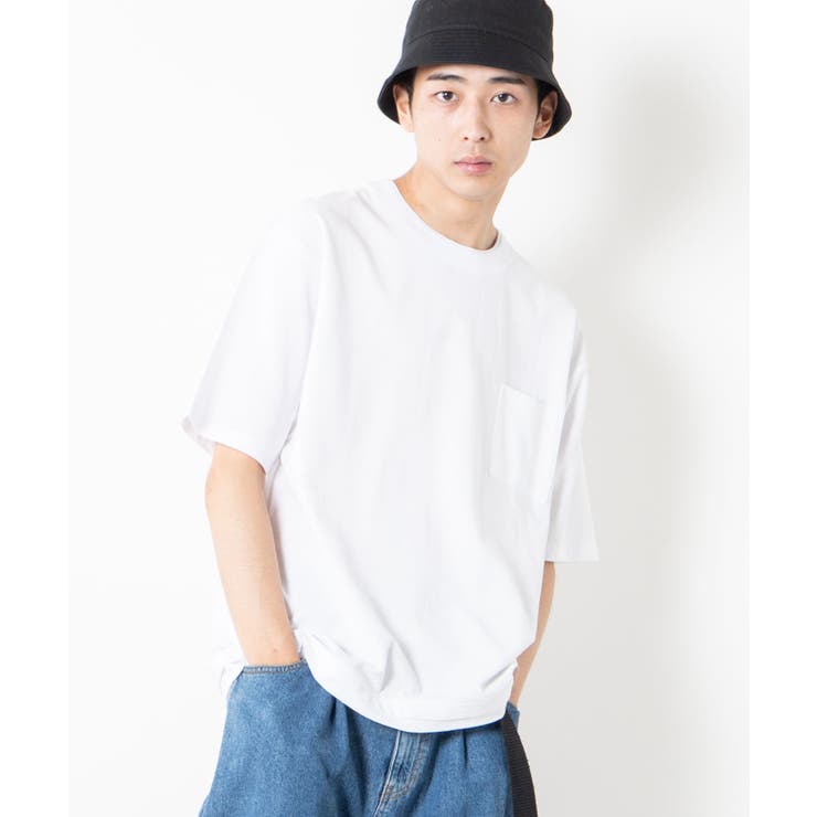 ホワイト | レイヤードポケットTシャツ WS20SM04-M2299 | WEGO【MEN】
