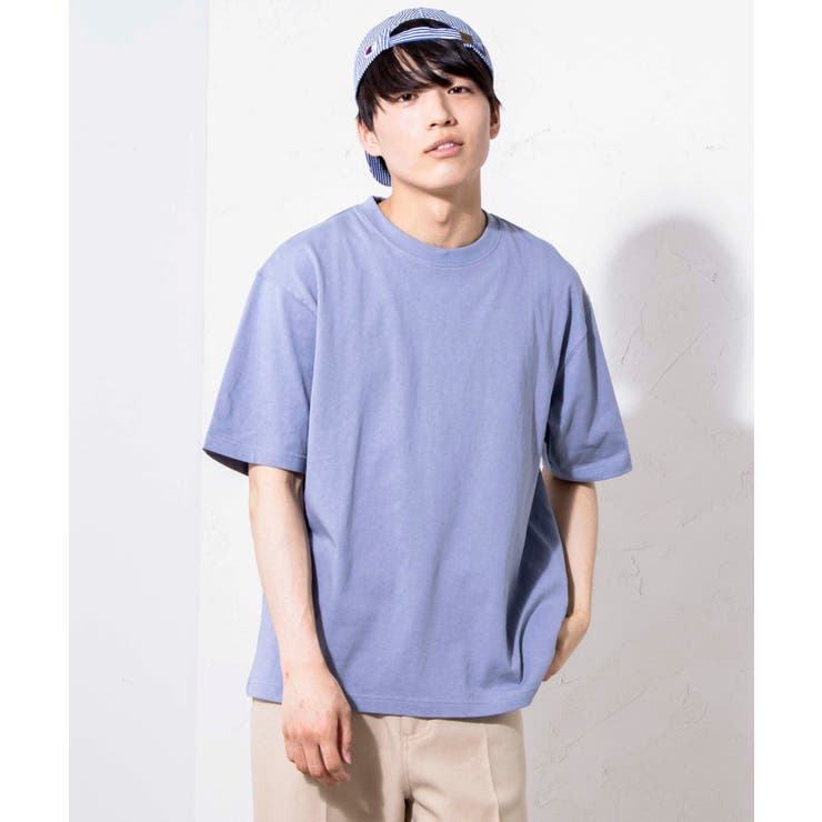 サックス | ドライタッチカラー半袖Tシャツ WS20SM04-M3119 | WEGO【MEN】