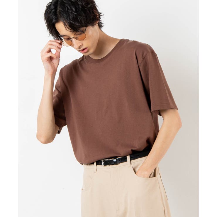 ブラウン | ドライタッチカラー半袖Tシャツ WS20SM04-M3119 | WEGO【MEN】