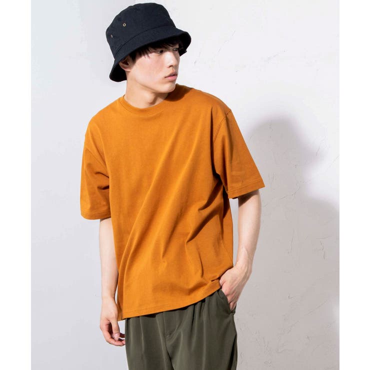 マスタード | ドライタッチカラー半袖Tシャツ WS20SM04-M3119 | WEGO【MEN】