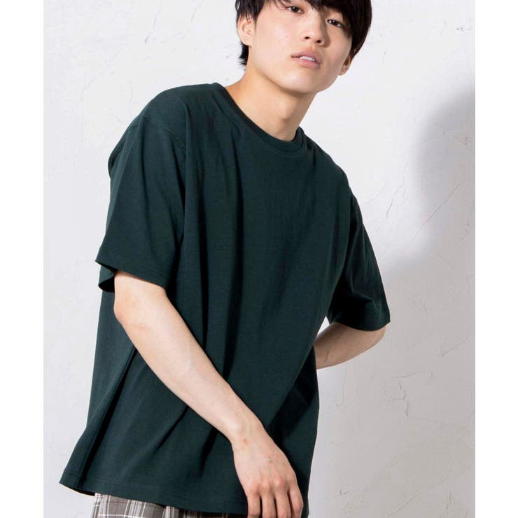 Dグリーン | ドライタッチカラー半袖Tシャツ WS20SM04-M3119 | WEGO【MEN】