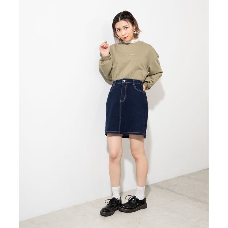 evisu レディース ミニ丈デニムタイト スカート タイトミニ丈デニムスカート | レディースファッション通販 - DHOLIC