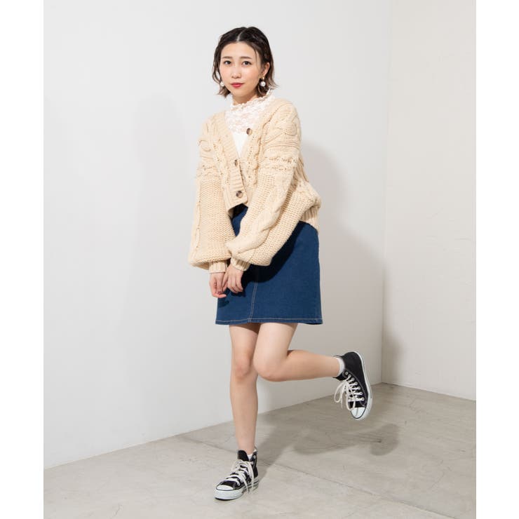 デイリーデニムタイトミニスカート WS20SS12-L7957[品番