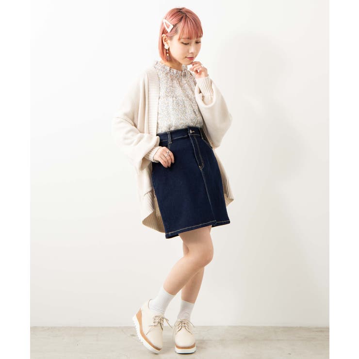 デイリーデニムタイトミニスカート WS20SS12-L7957[品番