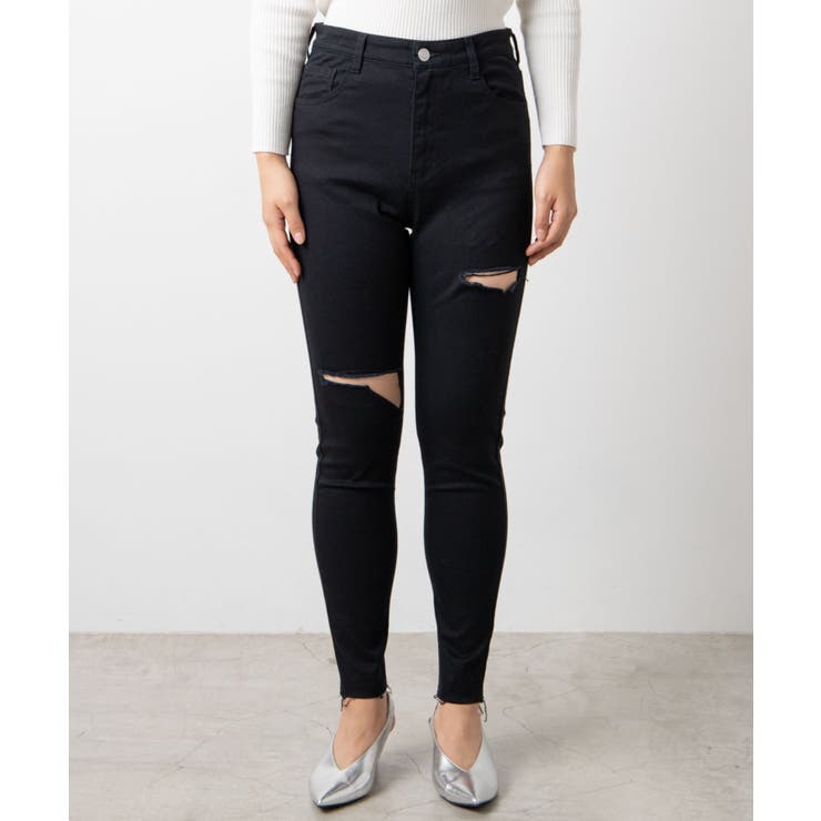 ダメージハイウエストスキニーパンツ WS20SS12-L7959[品番