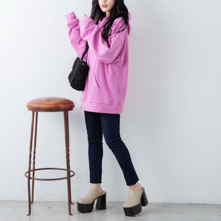 ドロップショルダーカラープルパーカ レディース メンズ | WEGO【WOMEN】 | 詳細画像20 