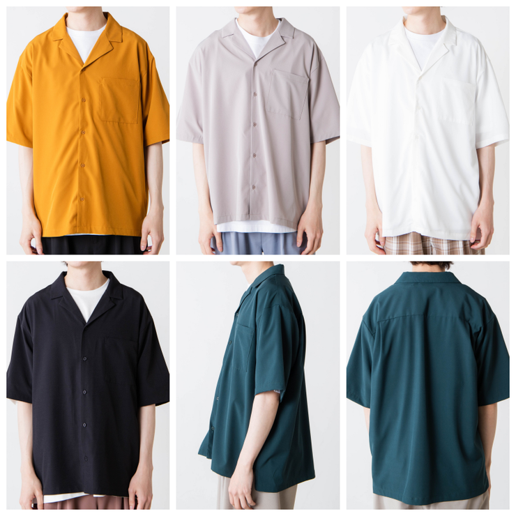 ドロップショルダーオープンカラーシャツ[品番：WG010079374]｜WEGO【MEN】（ウィゴー）のメンズファッション通販｜SHOPLIST（ショップリスト）