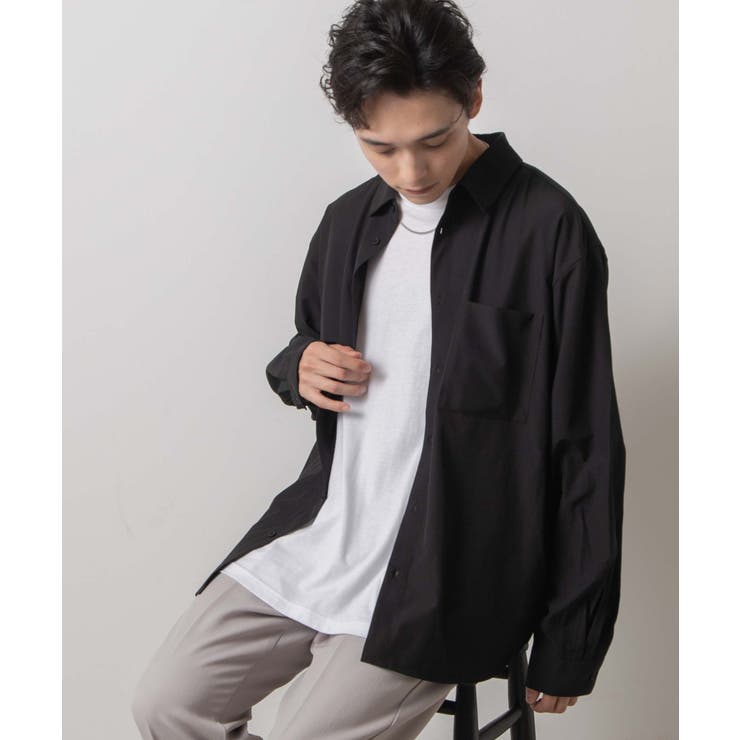 ドロップショルダーカラーシャツ メンズ ユニセックス 品番 Wg Wego Men ウィゴー のメンズ ファッション通販 Shoplist ショップリスト