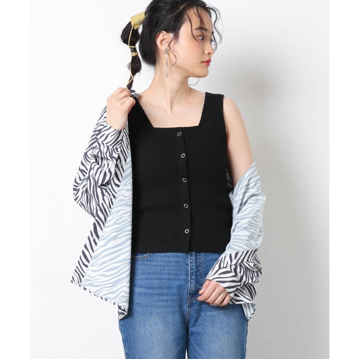 VIVI♡POPO　リブ編み ブラック タンクトップおまとめ商品 VIVI♡POPO リブ編み ブラック タンクトップおまとめ商品 VIVI♡POPO様専用