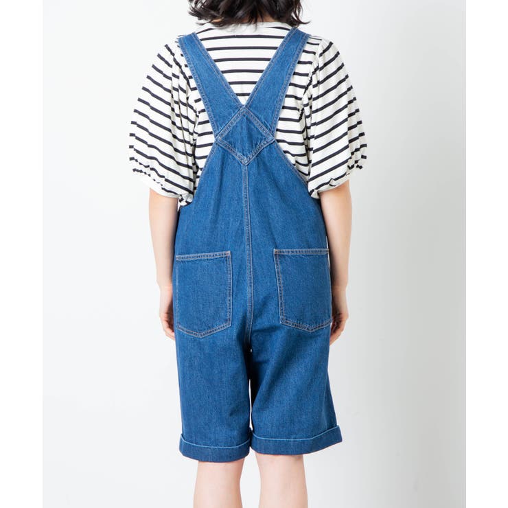 ロールアップショートオーバーオール [品番：WG010079015]｜WEGO 