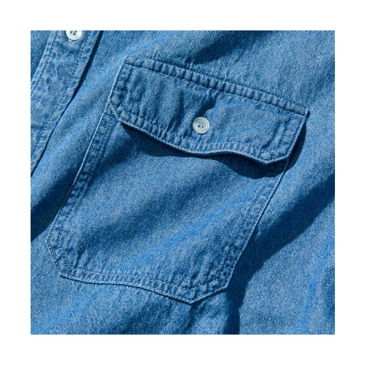 デニムBIGシャツ(半袖) 韓国 韓国ファッション ストリート系 | WEGO【MEN】 | 詳細画像17 
