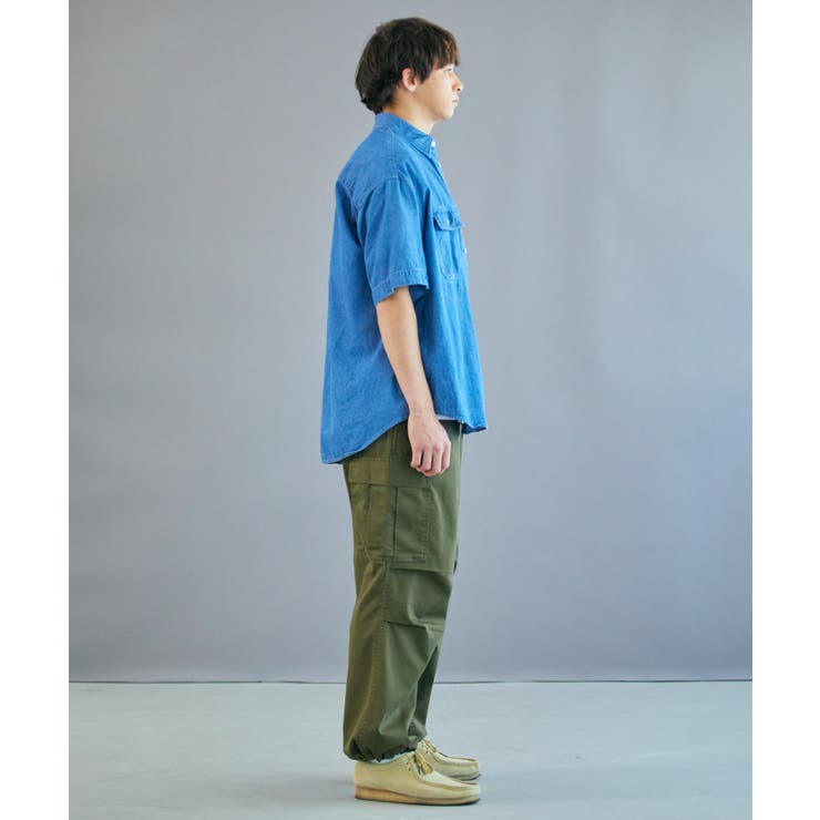 デニムBIGシャツ(半袖) 韓国 韓国ファッション ストリート系 | WEGO【MEN】 | 詳細画像9 