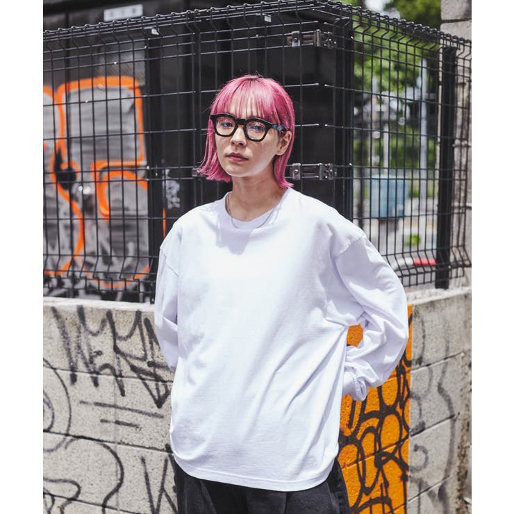 クルーネックロンT 韓国 韓国ファッション ストリート系[品番