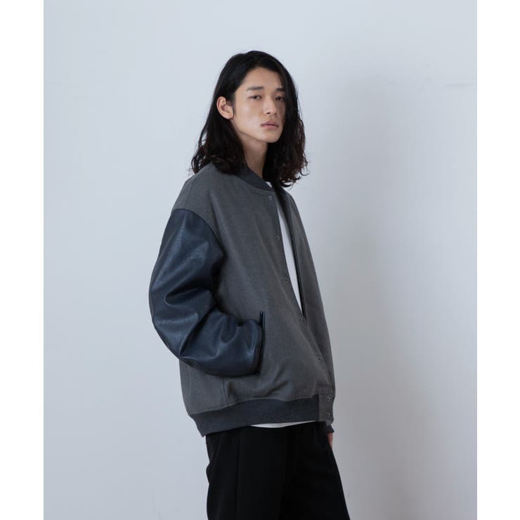 メルトンアワードジャケット 韓国 韓国ファッション[品番：WG010085381