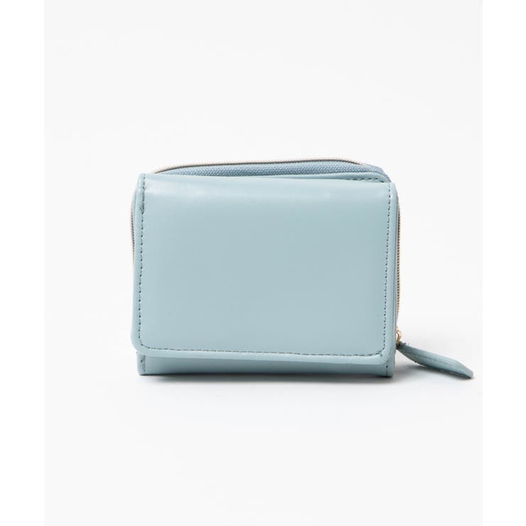 miruve ミニウォレット クリーム 韓国 10ポケット三ツ折リウォレット