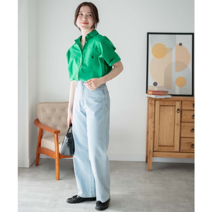 USPOLOハーフスリーブシャツ レディース 半袖シャツ | WEGO【WOMEN】 | 詳細画像6 