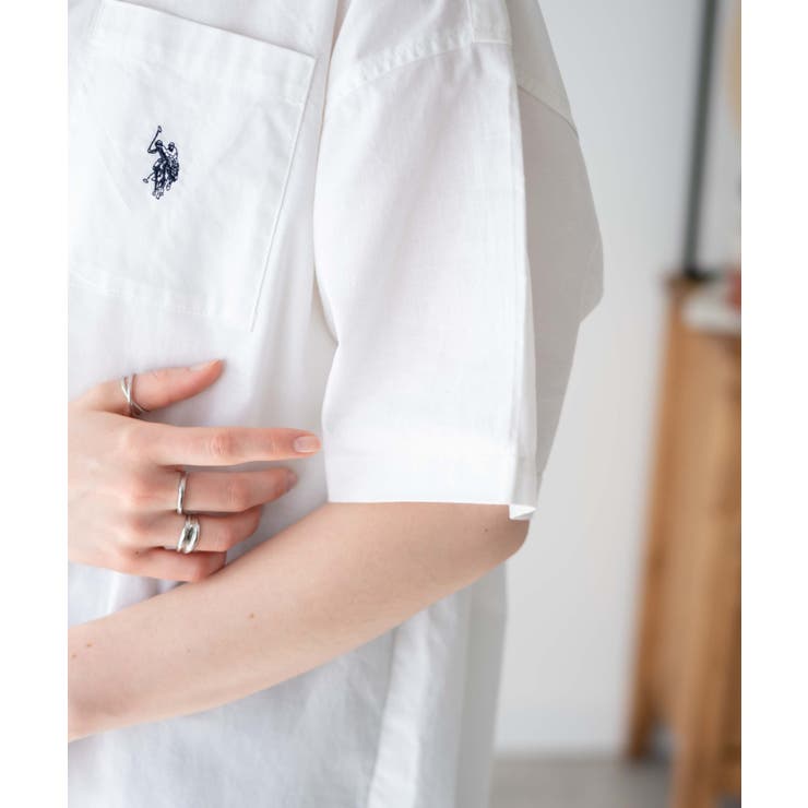 USPOLOハーフスリーブシャツ レディース 半袖シャツ | WEGO【WOMEN】 | 詳細画像7 