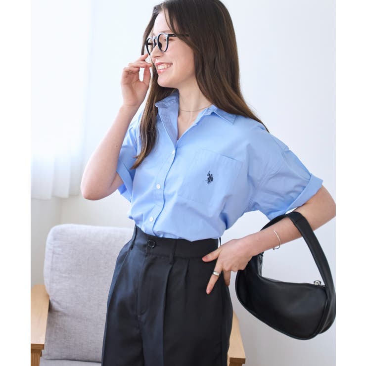USPOLOハーフスリーブシャツ レディース 半袖シャツ | WEGO【WOMEN】 | 詳細画像16 