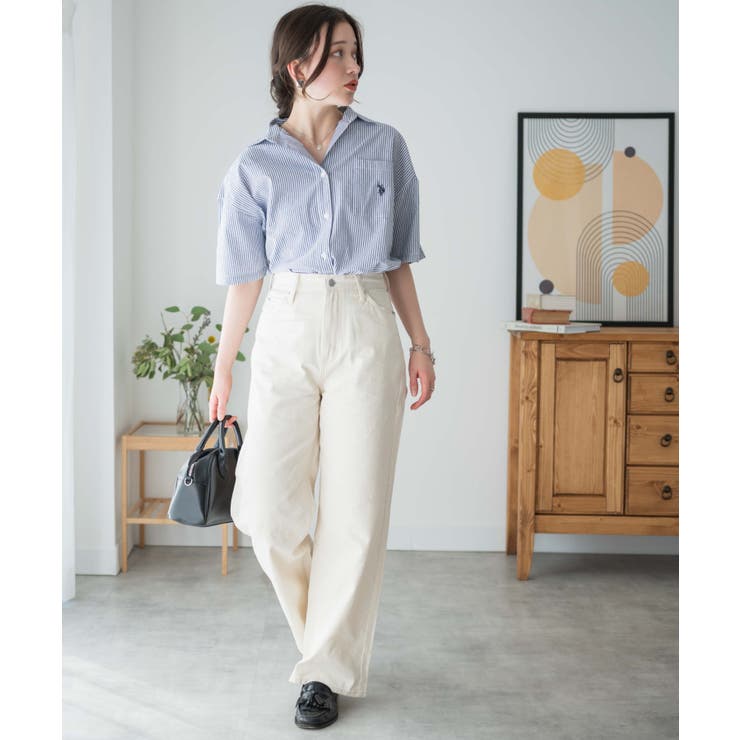 USPOLOハーフスリーブシャツ レディース 半袖シャツ | WEGO【WOMEN】 | 詳細画像28 