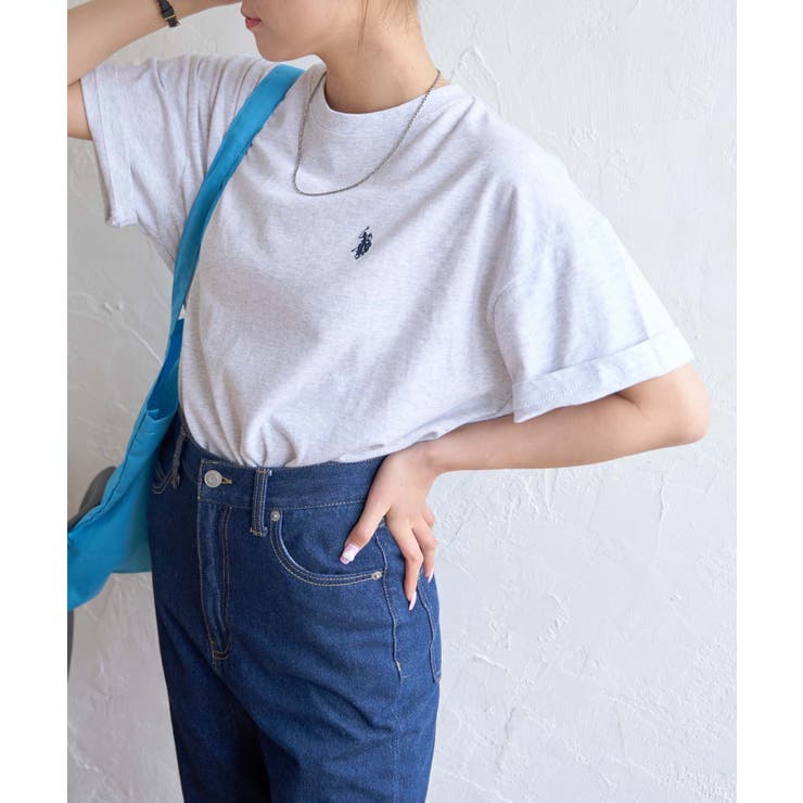 USPOLOワンポイントTシャツ レディース メンズ[品番：WG010079168]｜WEGO 【WOMEN】（ウィゴー）のレディースファッション通販｜SHOPLIST（ショップリスト）