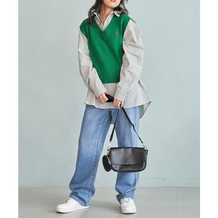 USPOLOカラーワンポイントベスト ユニセックス レディース | WEGO【WOMEN】 | 詳細画像13 