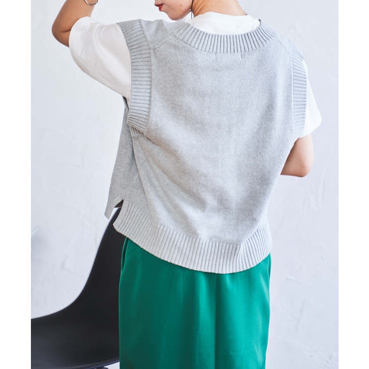 USPOLOカラーワンポイントベスト ユニセックス レディース | WEGO【WOMEN】 | 詳細画像32 