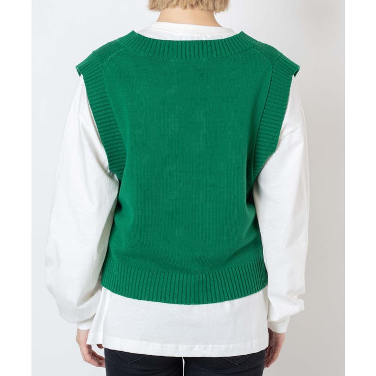 USPOLOカラーワンポイントベスト ユニセックス レディース | WEGO【WOMEN】 | 詳細画像57 