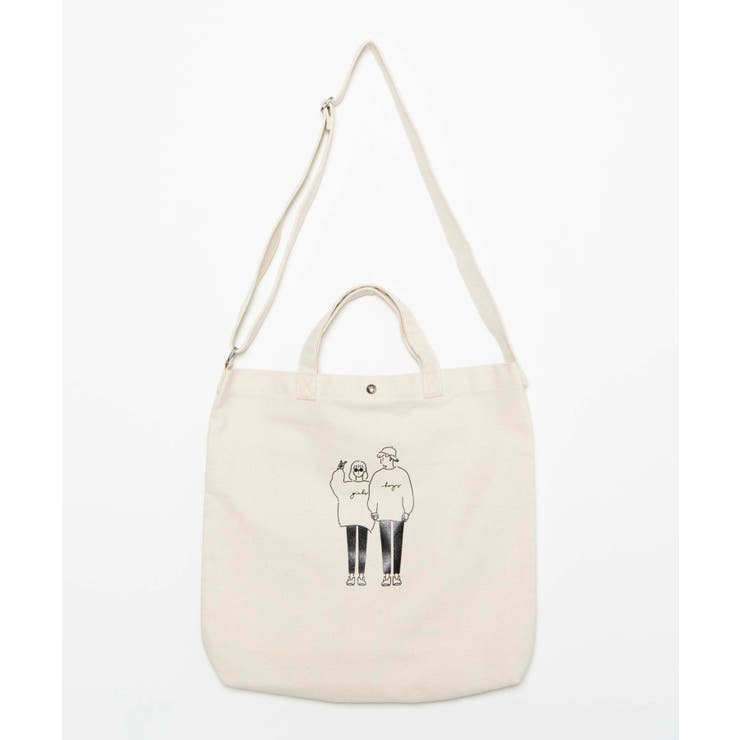 【WEB限定】2wayキャンバストートバッグ韓国 韓国ファッション | WEGO【WOMEN】 | 詳細画像5 