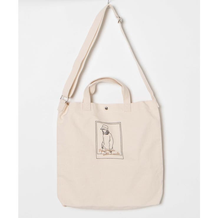 【WEB限定】2wayキャンバストートバッグ韓国 韓国ファッション | WEGO【WOMEN】 | 詳細画像8 