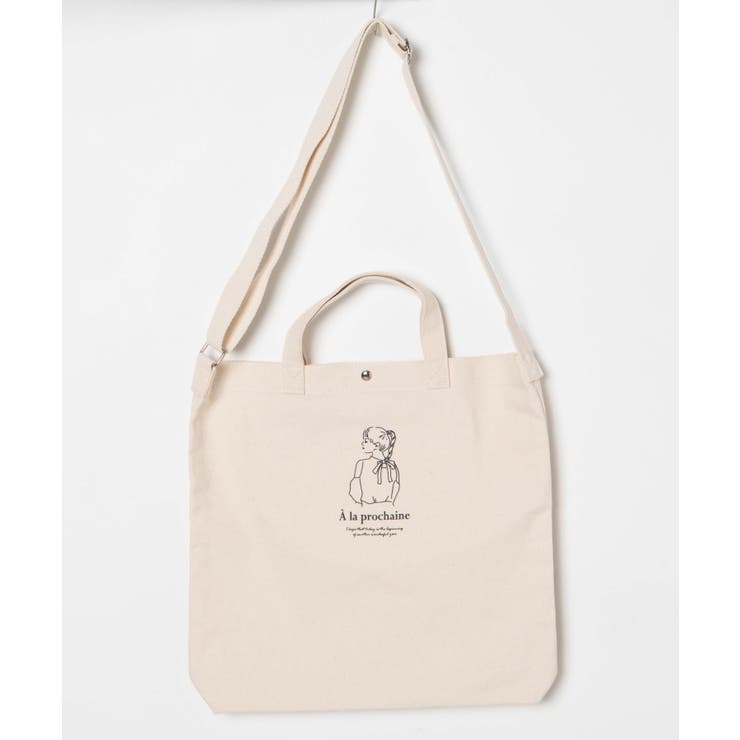 【WEB限定】2wayキャンバストートバッグ韓国 韓国ファッション | WEGO【WOMEN】 | 詳細画像10 