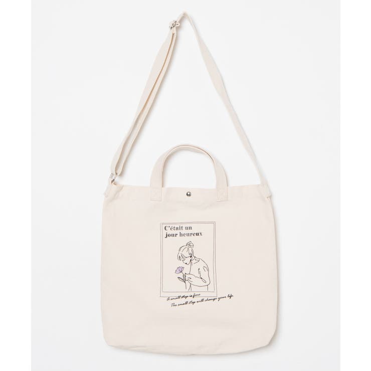 【WEB限定】2wayキャンバストートバッグ韓国 韓国ファッション | WEGO【WOMEN】 | 詳細画像12 