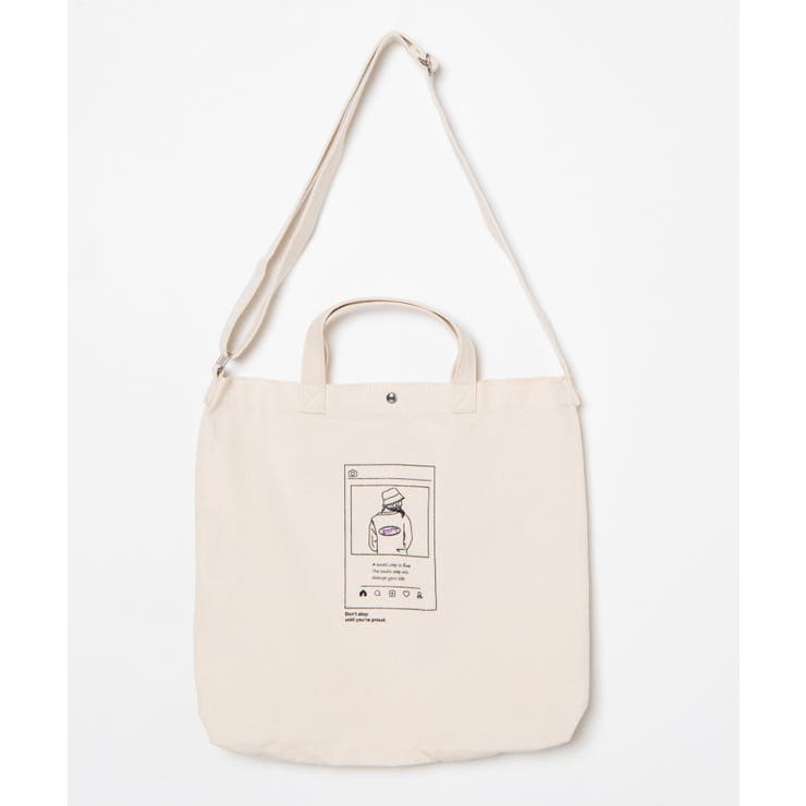 【WEB限定】2wayキャンバストートバッグ韓国 韓国ファッション | WEGO【WOMEN】 | 詳細画像15 