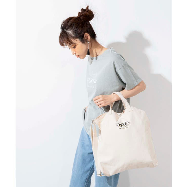 【WEB限定】2wayキャンバストートバッグ韓国 韓国ファッション | WEGO【WOMEN】 | 詳細画像42 