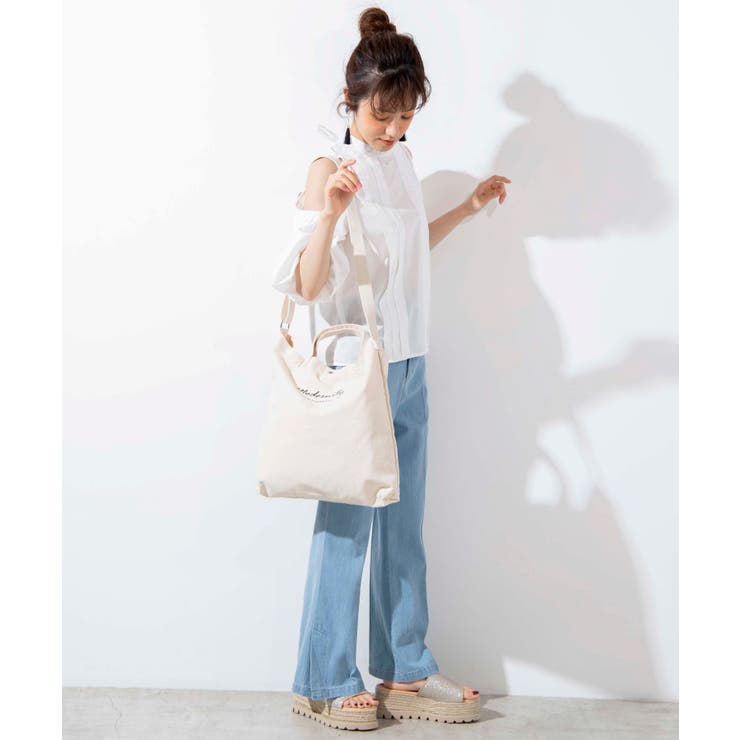 【WEB限定】2wayキャンバストートバッグ韓国 韓国ファッション | WEGO【WOMEN】 | 詳細画像44 