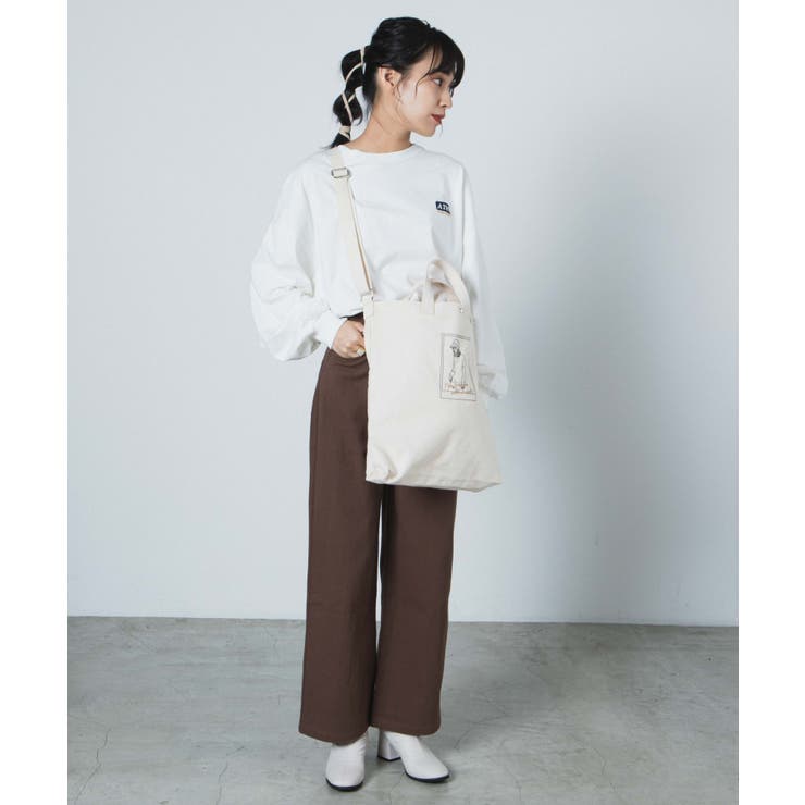 【WEB限定】2wayキャンバストートバッグ韓国 韓国ファッション | WEGO【WOMEN】 | 詳細画像47 