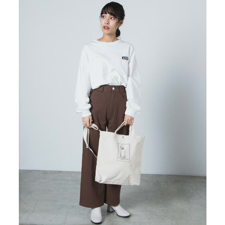 【WEB限定】2wayキャンバストートバッグ韓国 韓国ファッション | WEGO【WOMEN】 | 詳細画像48 