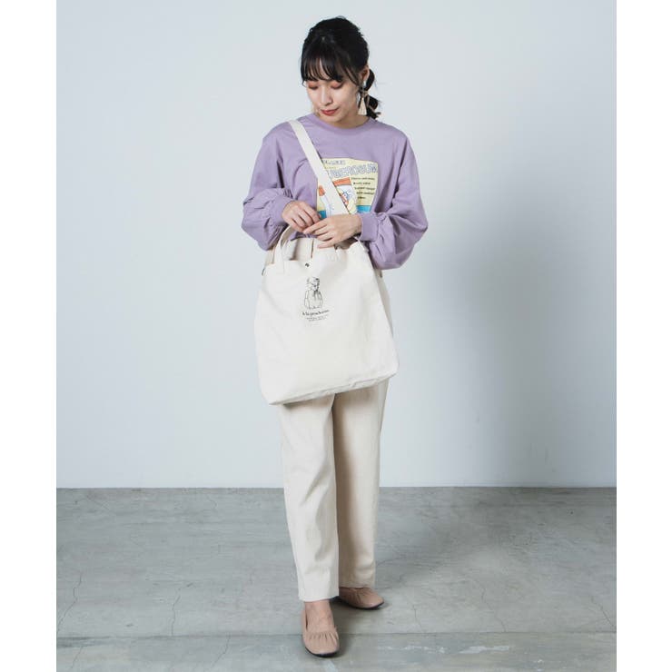 【WEB限定】2wayキャンバストートバッグ韓国 韓国ファッション | WEGO【WOMEN】 | 詳細画像51 