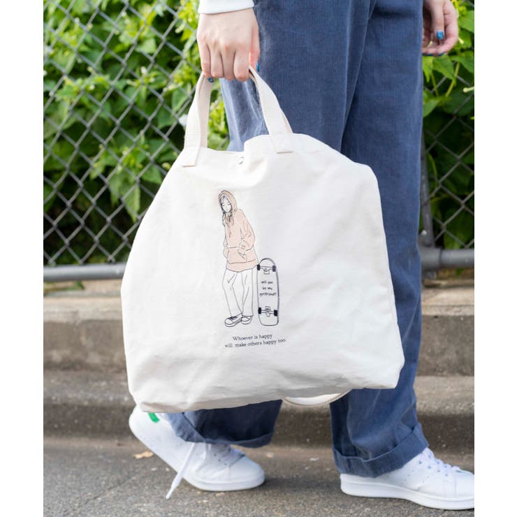 【WEB限定】2wayキャンバストートバッグ韓国 韓国ファッション | WEGO【WOMEN】 | 詳細画像59 